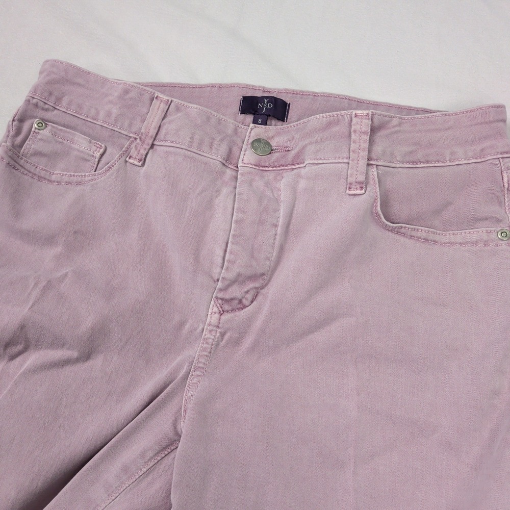 Boyfriend Jeans Mauve Pink Lavender Lift Tuck Womens 8